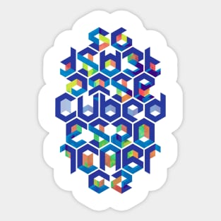 Cubed Balance Sticker